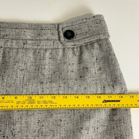Outback Red Grey Wool Blend Mini Skirt 6 - Picture 6 of 7
